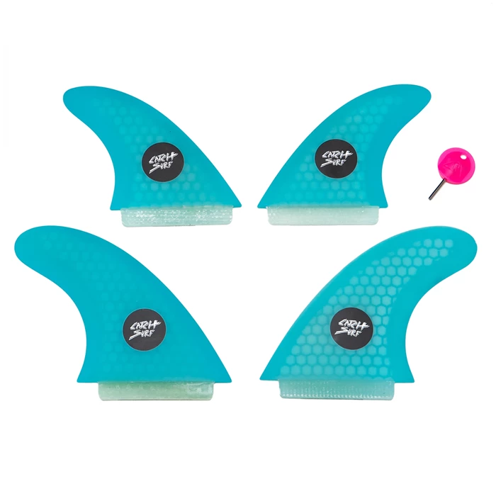Catch Surf Honeycomb Hi-Performance Quad Fin Set 3 Catch Surf Honeycomb Hi-Performance Quad Fin Set